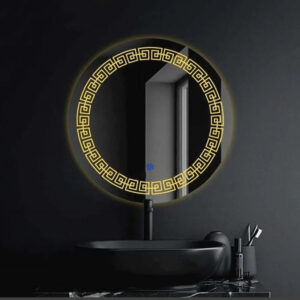 Stardust Round Mirror