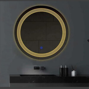 Golden Bathroom Led Mirror