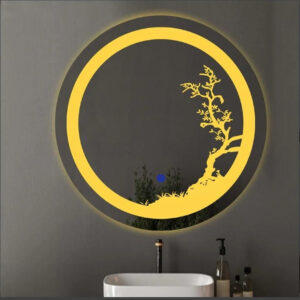 Decorative Design Tree Led Premium Mirror