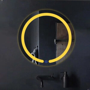 Golden Round Premium Mirror