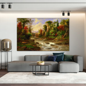 Wonderful Scenery Canvas painting with frame Big Size Wall Art for living room,Bedroom,Drawing room,Hotels