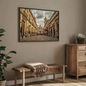 Beautyful City Canvas painting with frame Big Size Wall Art for living room,Bedroom,Drawing room,Hotels