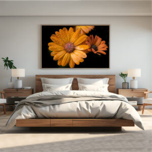 Beauty Of Sunflower Canvas painting with frame Big Size Wall Art for living room,Bedroom,Drawing room,Hotels