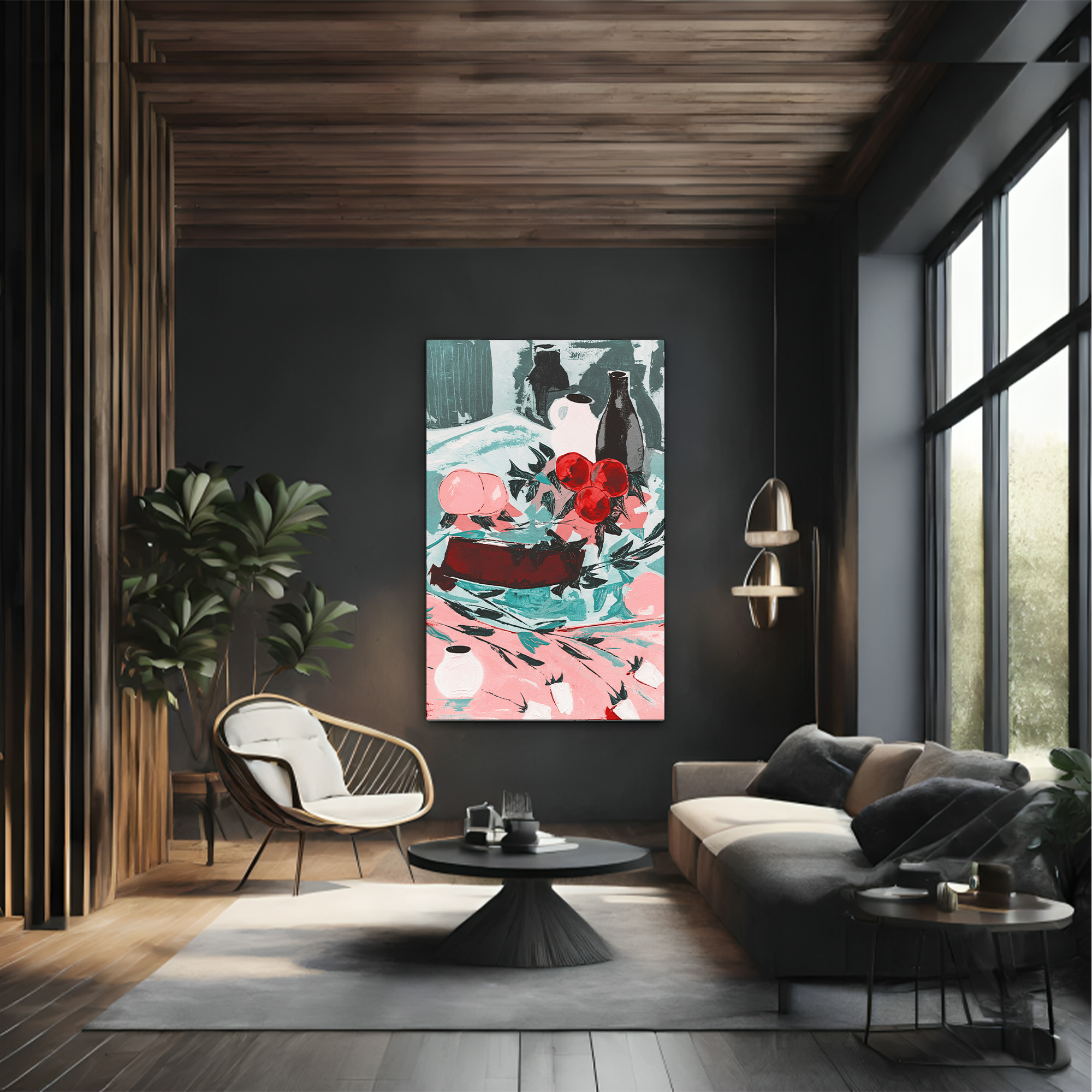 Lumartos, Vintage Canvas painting with frame Big Size Wall Art for living room,Bedroom,Drawing room,Hotels - Image 6