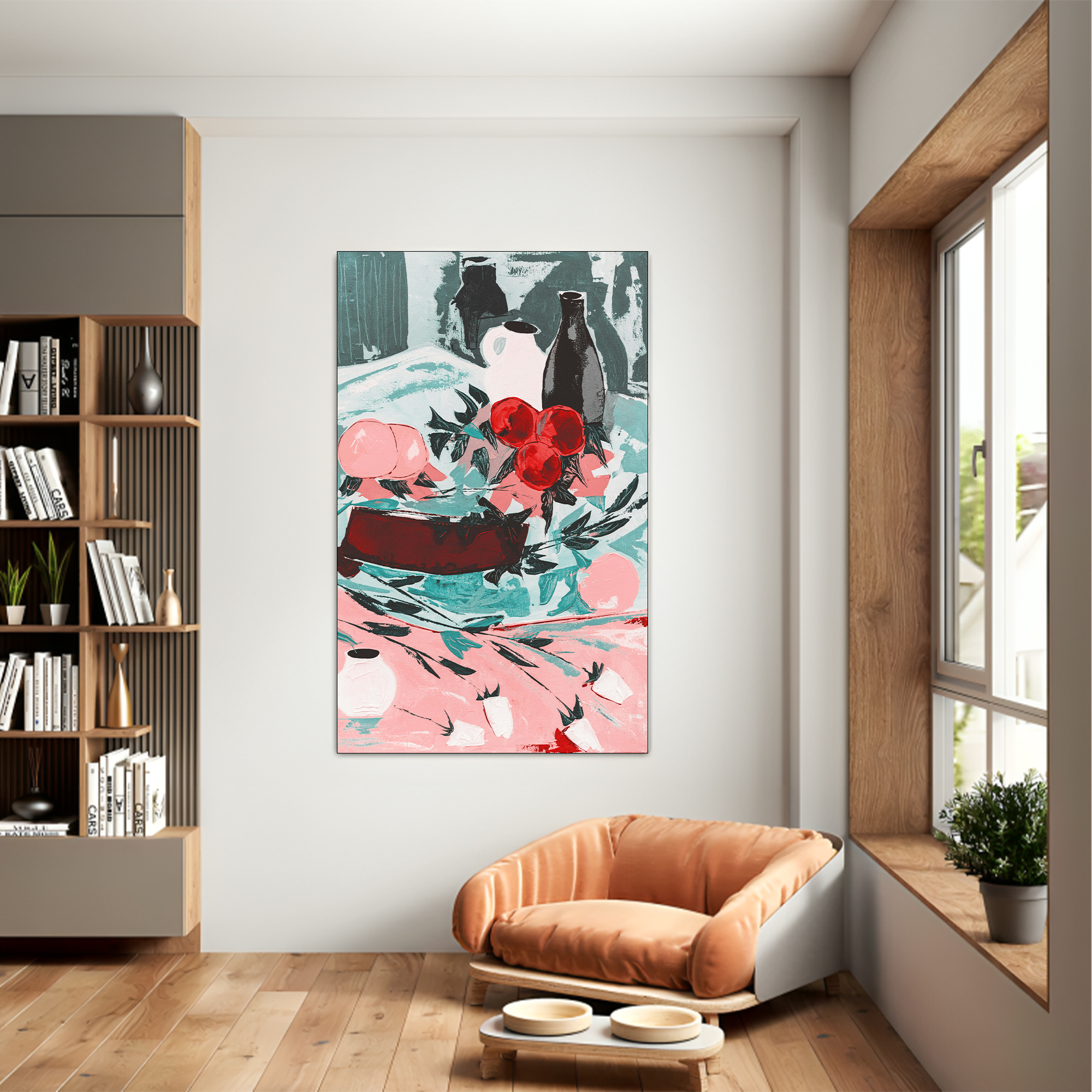 Lumartos, Vintage Canvas painting with frame Big Size Wall Art for living room,Bedroom,Drawing room,Hotels - Image 4