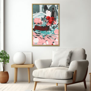 Lumartos, Vintage Canvas painting with frame Big Size Wall Art for living room,Bedroom,Drawing room,Hotels