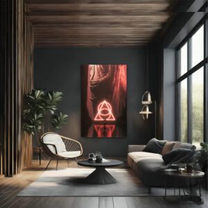 Illuminati Calm Canvas painting with frame Big Size Wall Art for living room,Bedroom,Drawing room,Hotels