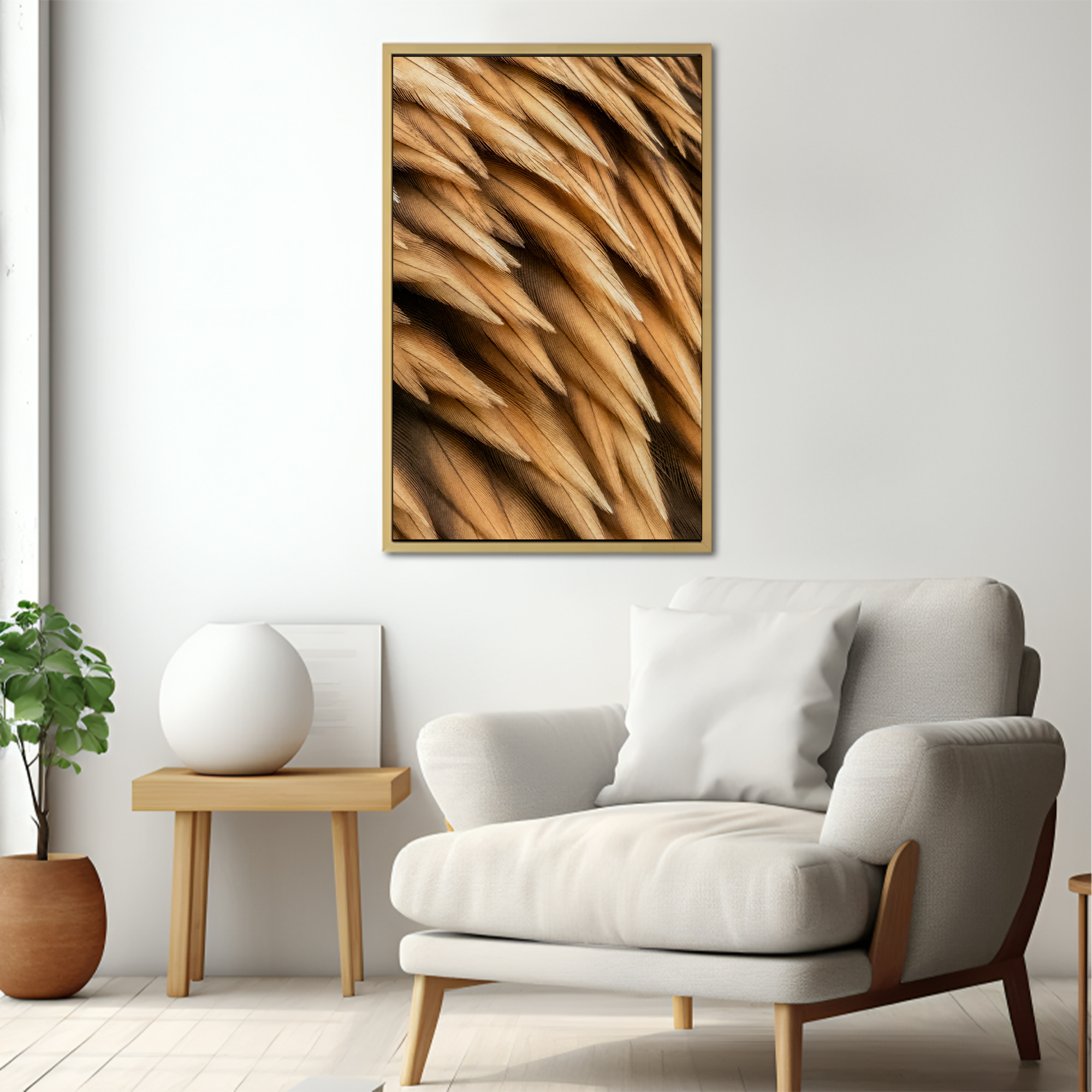 Beautiful abstract Canvas painting with frame Big Size Wall Art for living room,Bedroom,Drawing room,Hotels - Image 3