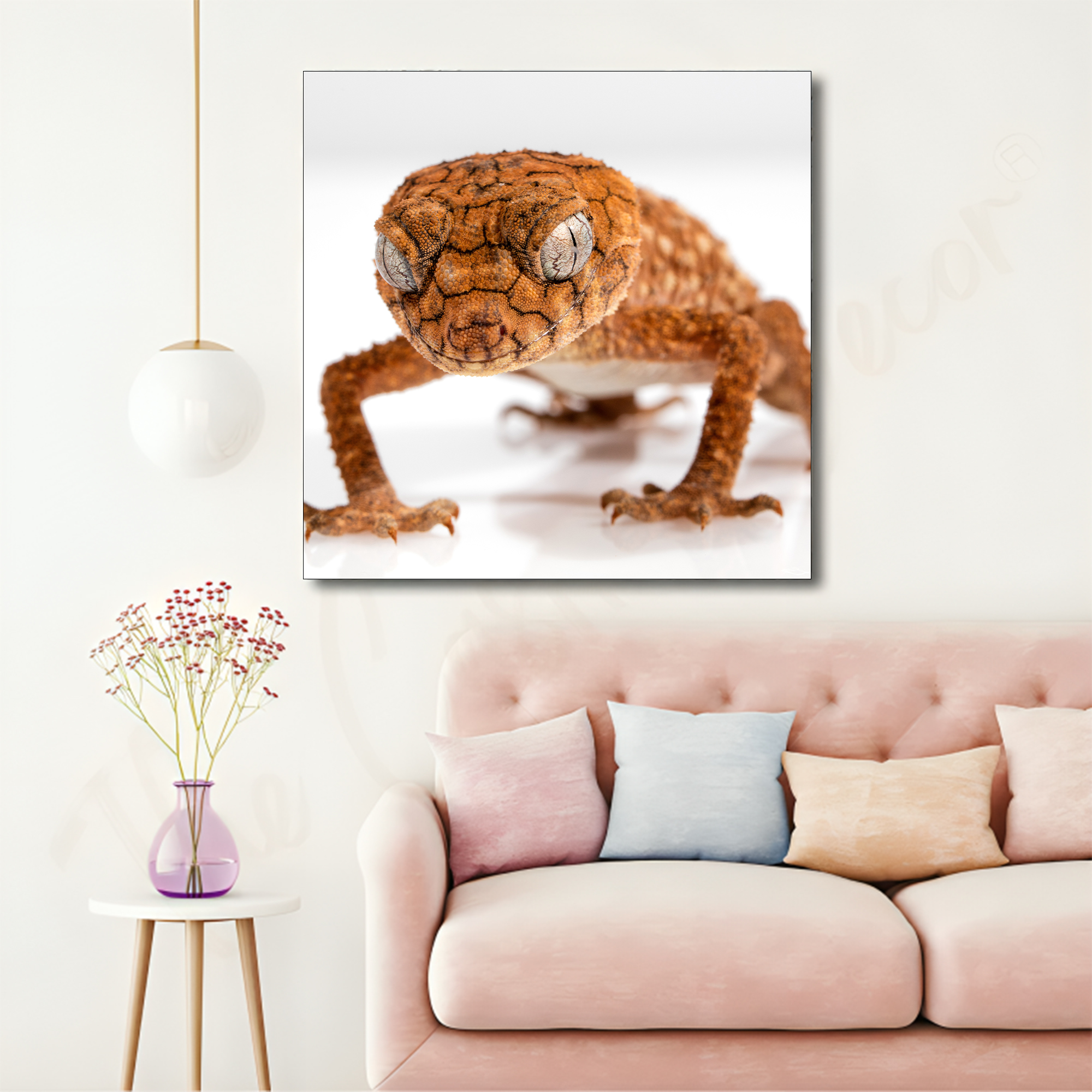 Lizard with frame Big Size Wall Art for living room,Bedroom,Drawing room,Hotels - Image 4